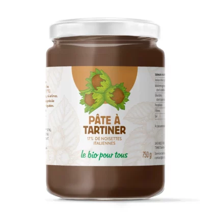 Pâte à tartiner Bio (750g)