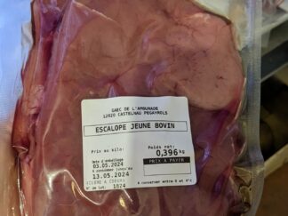 Escalope de veau (350g)