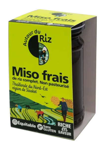 Miso non pasteurisé bio équitable