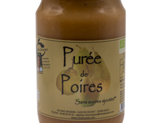 Purée de poire Bio (820g)